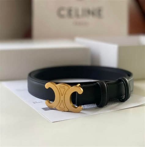 celine small triomphe belt in smooth calfskin|celine vipiana triomphe belt.